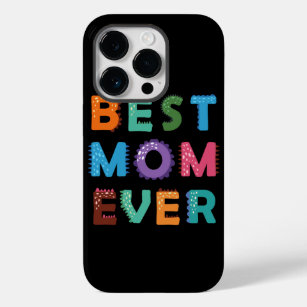 Best knitting mum ever i love mum mum birthday gif Case-Mate iPhone 14 pro case