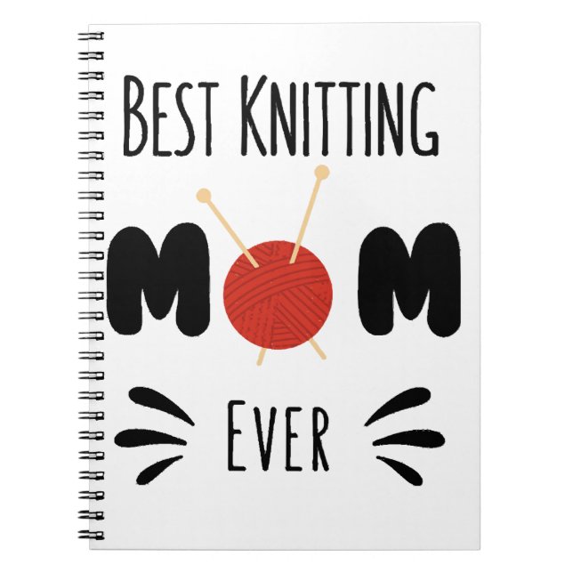 Best Knitting Mum Ever Notebook (Front)