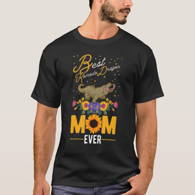 Best Komodo Dragon Mum Ever Monitor Lizard T-Shirt (Front)