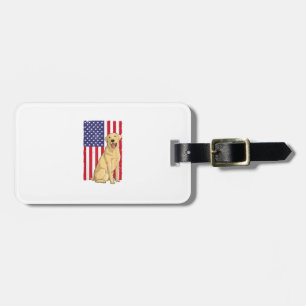Best Labrador For Men Women Yellow Lab Dog Retriev Luggage Tag