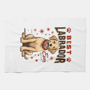 Best Labrador Parent Ever Vintage Labrador Retriev Tea Towel
