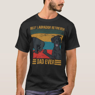 Best Labrador Retriever Dad Ever Vintage Best Labr T-Shirt