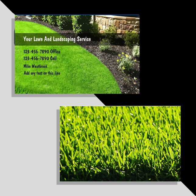 Best Landscaping And Lawn Mowing Business Card (Creator Uploaded)