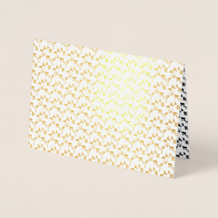 Best  language Design Twenty Six Foil Card