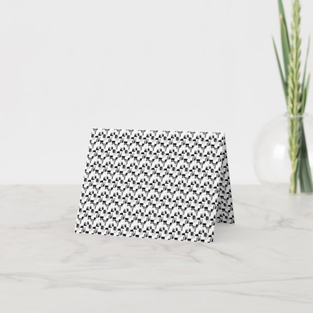 Best  language Design Twenty Six Thank You Card (Front)