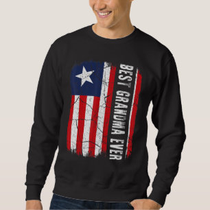 Best Liberian Grandma Ever Liberia Flag Mother's D Sweatshirt