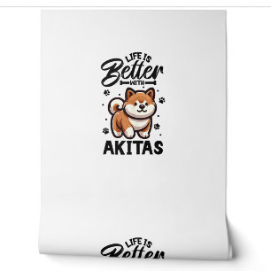 Best life with Akita Wallpaper