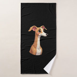 Best life with Arabian Greyhound Long Sleeve T-Shi Bath Towel