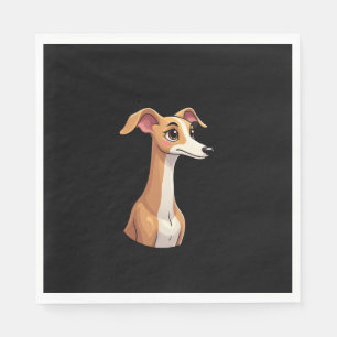 Best life with Arabian Greyhound Long Sleeve T-Shi Napkin