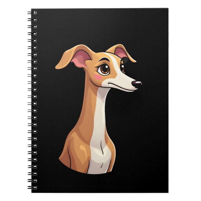 Best life with Arabian Greyhound Long Sleeve T-Shi Notebook (Front)