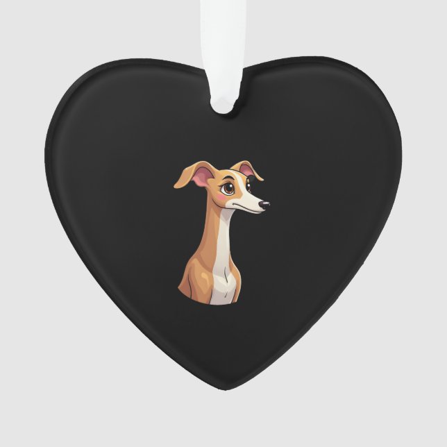 Best life with Arabian Greyhound Long Sleeve T-Shi Ornament (Front)