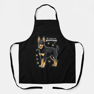 Best life with Beauce Sheepdog Tank Top Apron