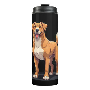 Best life with Dogo Canario Long Sleeve T-Shirt Thermal Tumbler