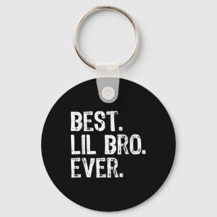 Best Lil Bro Ever Family Funny Little Brother  Key Ring