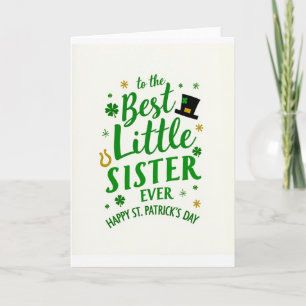 Best Little Sister Ever Card