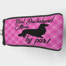 Best Long Dachshund Mum by Par Putter Head Cover