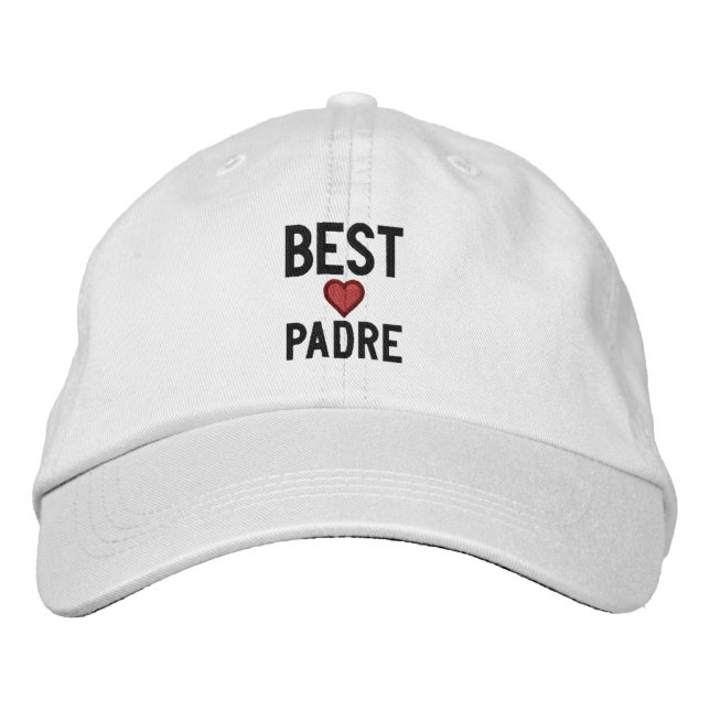 Best Love Your Text Embroidered Hat (Front)