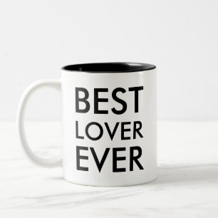 Best Lover Ever Valentines Day Gift Two-Tone Coffee Mug