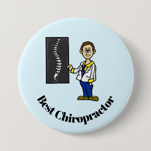 Best Male Chiropractor or Spine Doctor Button