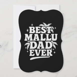 best mallu dad ever fathers day birthday design