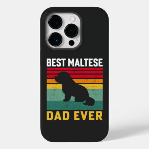 Best Maltese Dad ever, Maltese Dog Dad Case-Mate iPhone 14 Pro Case