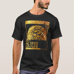 Best Maltipoo Dad Ever dog dad for men Dog Father T-Shirt