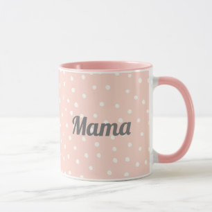 Best mama Polka dots Pink Mug