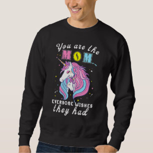 Best Mamacorn Ever Unicorn Costume Mum Mother's Sweatshirt