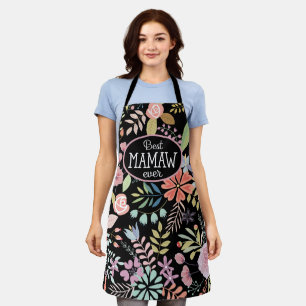 Best Mamaw Ever Grandma Apron