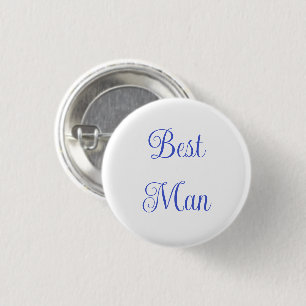 Best Man 3 Cm Round Badge