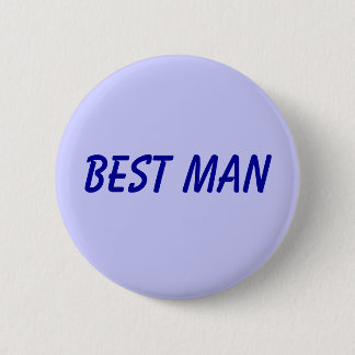 Best Man 6 Cm Round Badge