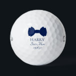 Best Man Blue Bow Tie Golf Balls<br><div class="desc">These golf balls are a great favour for the best man in your wedding. If all your wedding party will be wearing suits with bow ties this design with a traditional double bow tie in blue would be perfect. They'd be great for a bachelor party or weekend. The job title...</div>