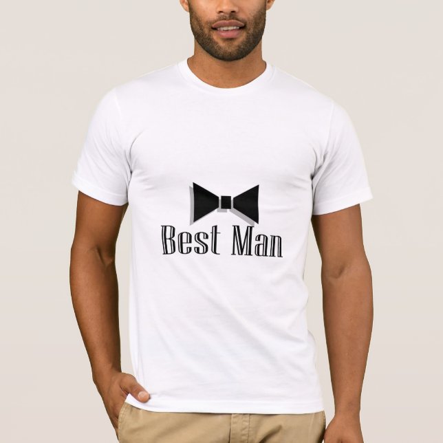 Best Man (Bow Tie 2) T-Shirt (Front)