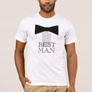 Best Man Bow Tie T-Shirt