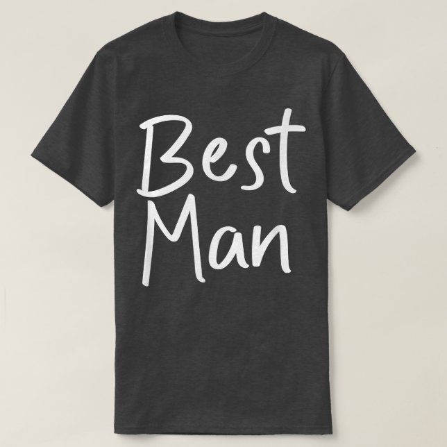Best Man Bride Squad Tees Wedding Gift  (Design Front)