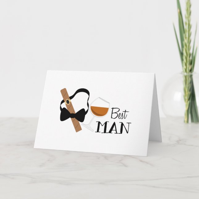 Best Man Card (Front)