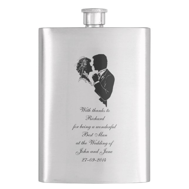 BEST MAN CLASSIC FLASK (Front)