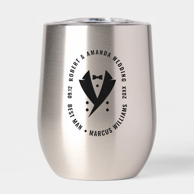 Best Man Elegant Tuxedo Wedding (Front)