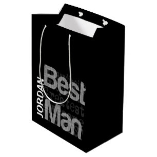 Best Man Extraordinaire CUSTOM Medium Gift Bag