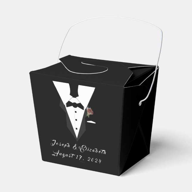Best Man  Favour Box (Front Side)
