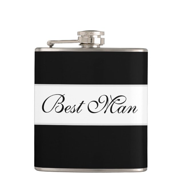 Best Man Flask (Front)