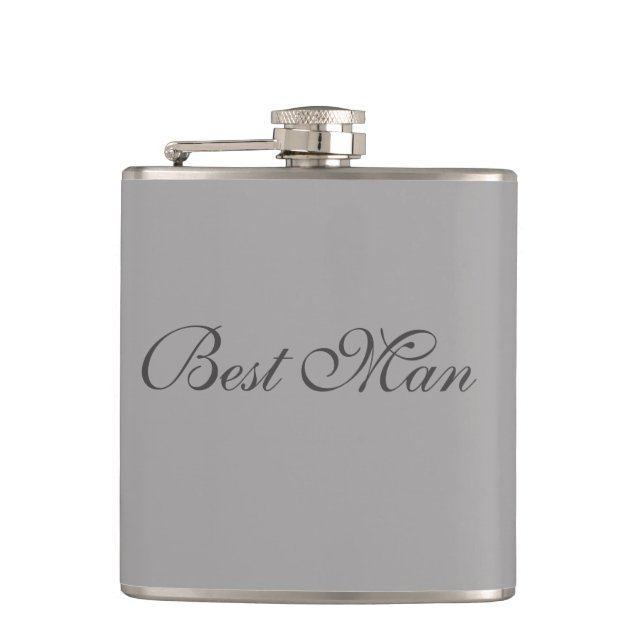 Best Man Flask (Front)