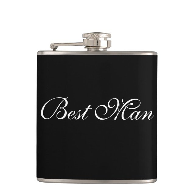 Best Man Flask (Front)