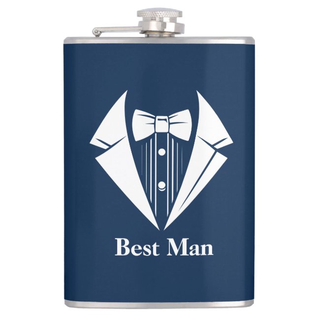 Best Man Flask (Front)