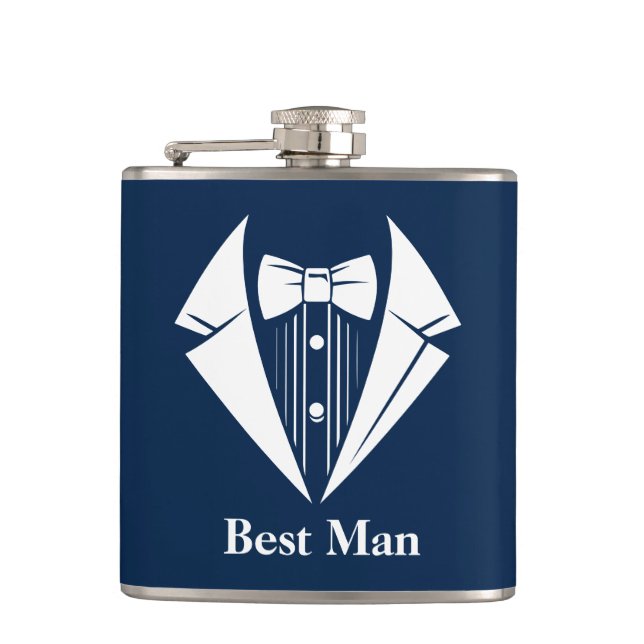 Best Man Flask (Front)