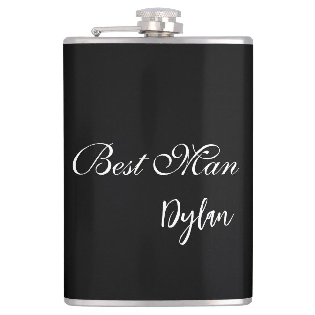 Best Man Flask (Front)
