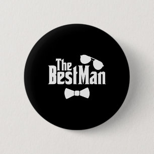 Best Man Friends Groom Bride Wedding Couple Bachel 6 Cm Round Badge
