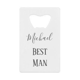Best Man Keepsake