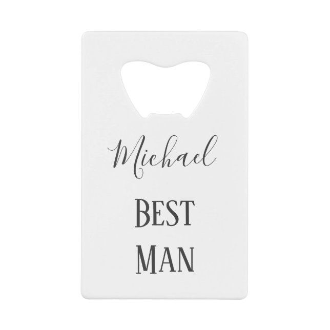 Best Man Keepsake (Front)