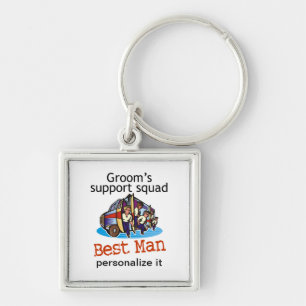 Best Man Key Ring